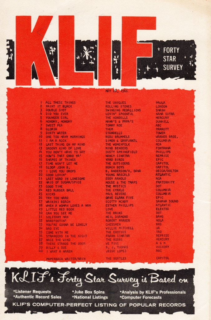 KLIF Top 40 1966